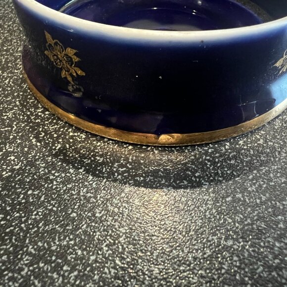 VINTAGE LIMOGE TRINKET DISH WITH LID - Picture 5 of 5